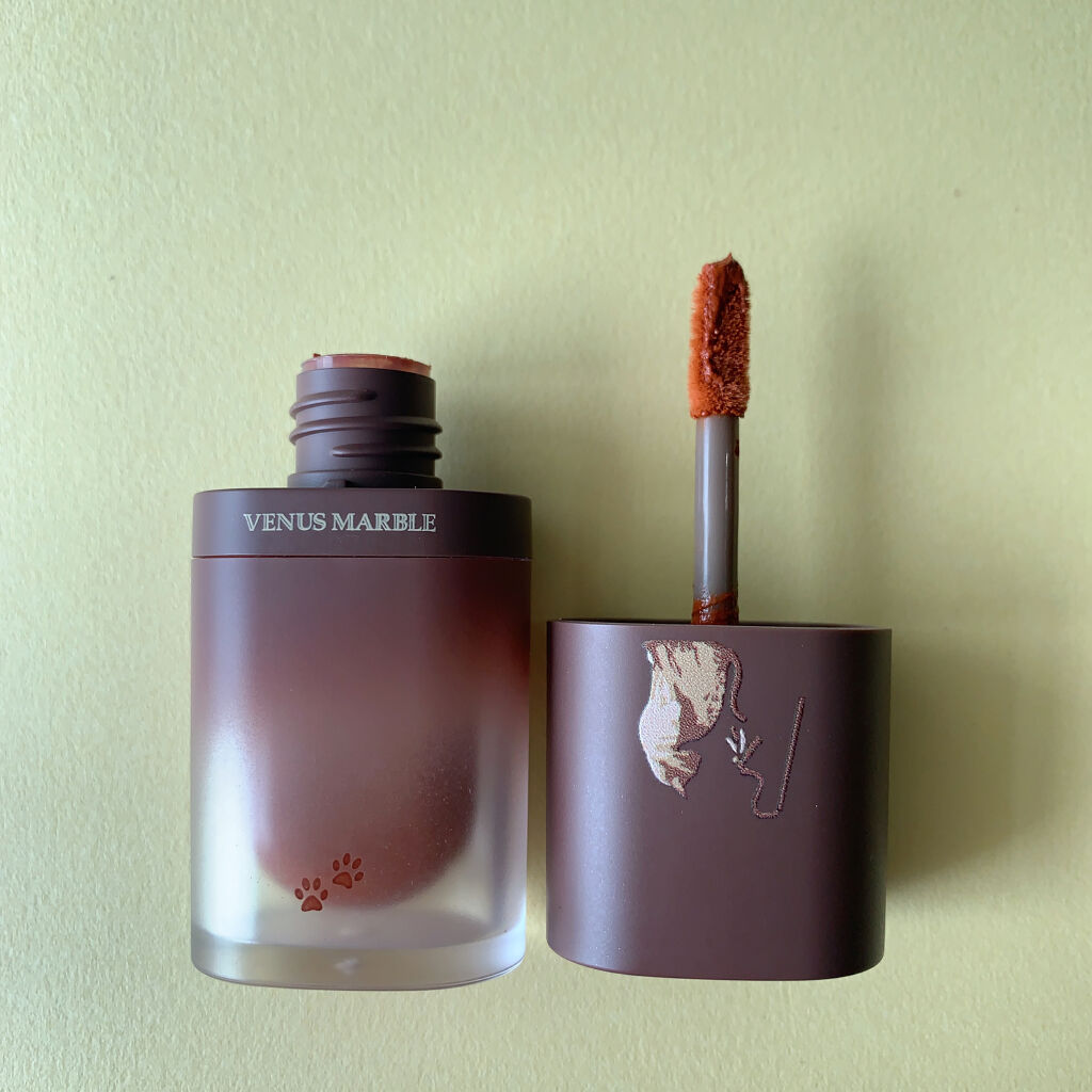 キャットシリーズマットリップカラー/Venus Marble/口紅を使ったクチコミ（3枚目）