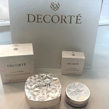 DECORTÉ ルース パウダーのクチコミ「DECORTÉコスメデコルテ ルースパウダー101harmony veil    02luce.....」（1枚目）