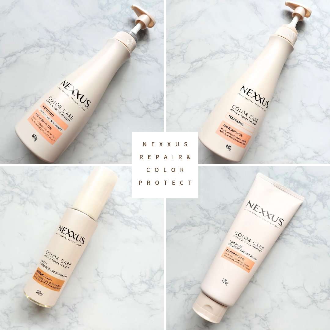 ネクサス リペア＆カラープロテクト シャンプー／トリートメント/NEXXUS(ネクサス)/市販シャンプーを使ったクチコミ（1枚目）