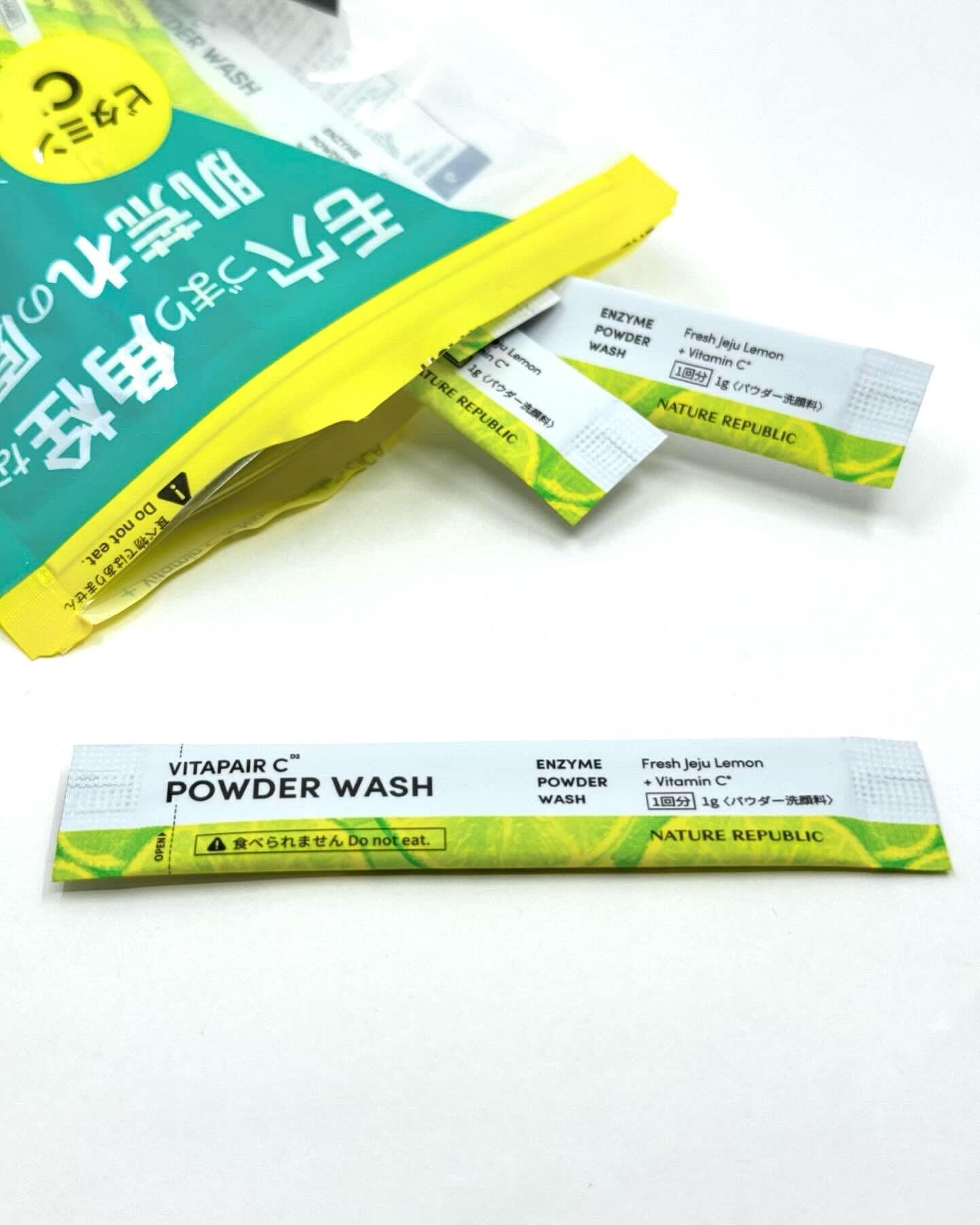 ビタペアC酵素洗顔パウダー/ネイチャーリパブリック/洗顔パウダーを使ったクチコミ（3枚目）