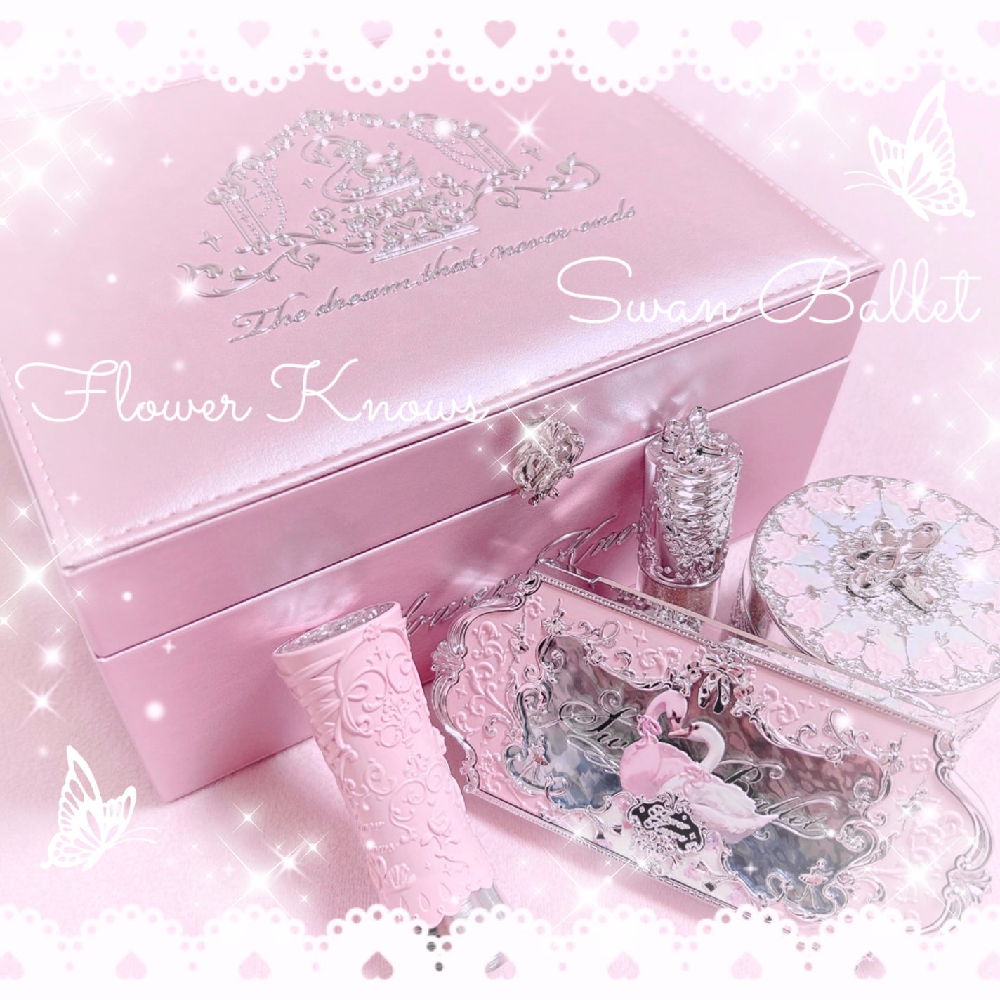 フラワーノーズスワンバレエシリーズ アイシャドウパレット/FlowerKnows/アイシャドウパレットを使ったクチコミ(1枚目)