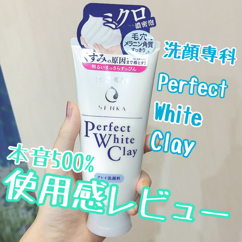 パーフェクトホワイトクレイ/SENKA（専科）/洗顔フォームを使ったクチコミ（2枚目）