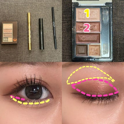 ショコラスウィート アイズ/リンメル ロンドン/アイシャドウパレットを使ったクチコミ(2枚目)