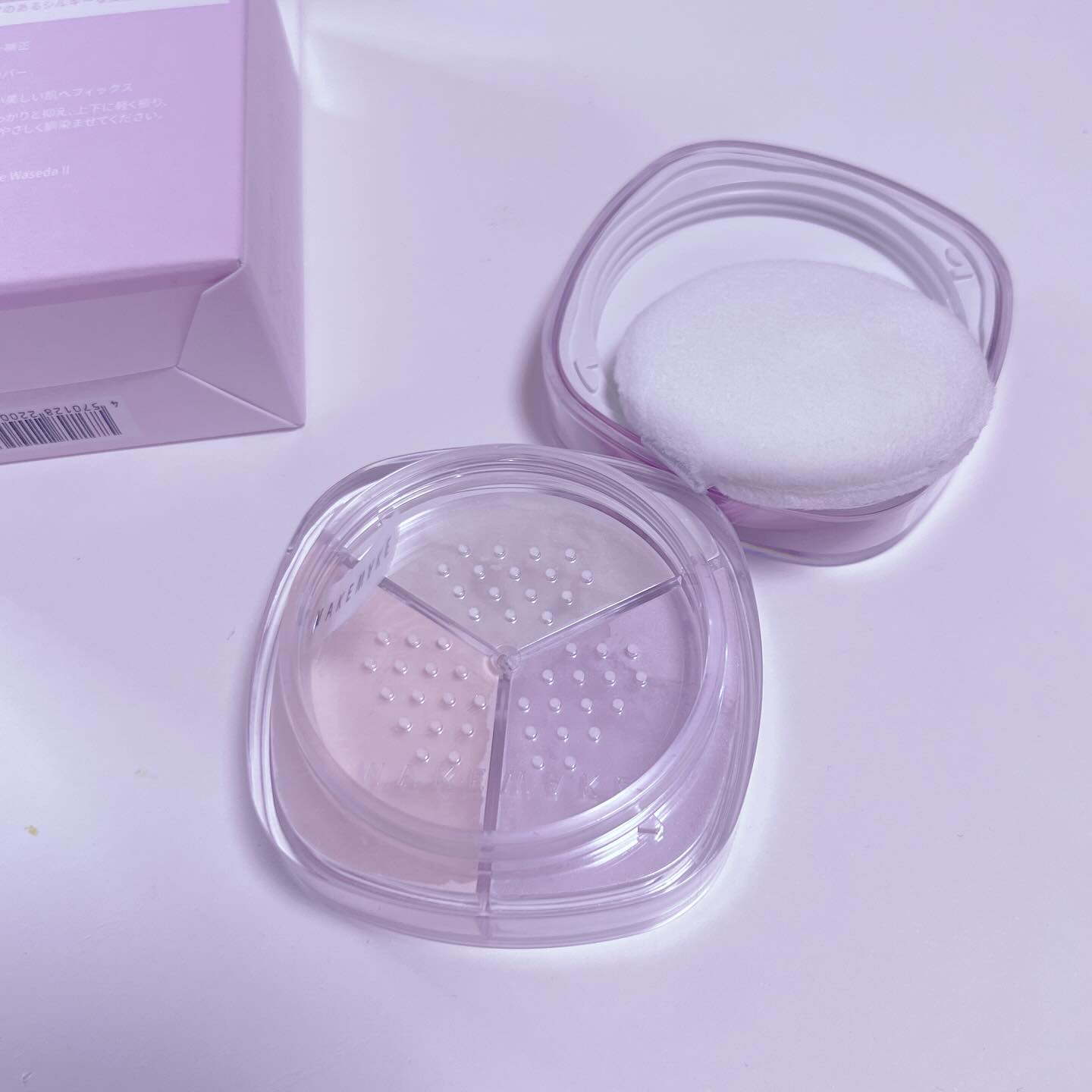 ステイフィクサーマルチカラーパウダー/wakemake/ルースパウダーを使ったクチコミ（3枚目）