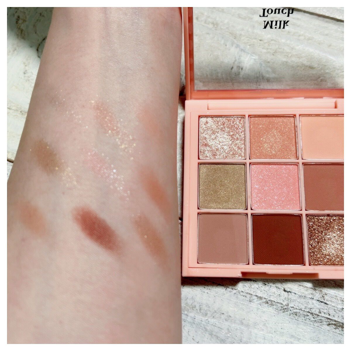 ビーマイ ミューズ アイパレット/Milk Touch/アイシャドウパレットを使ったクチコミ(4枚目)