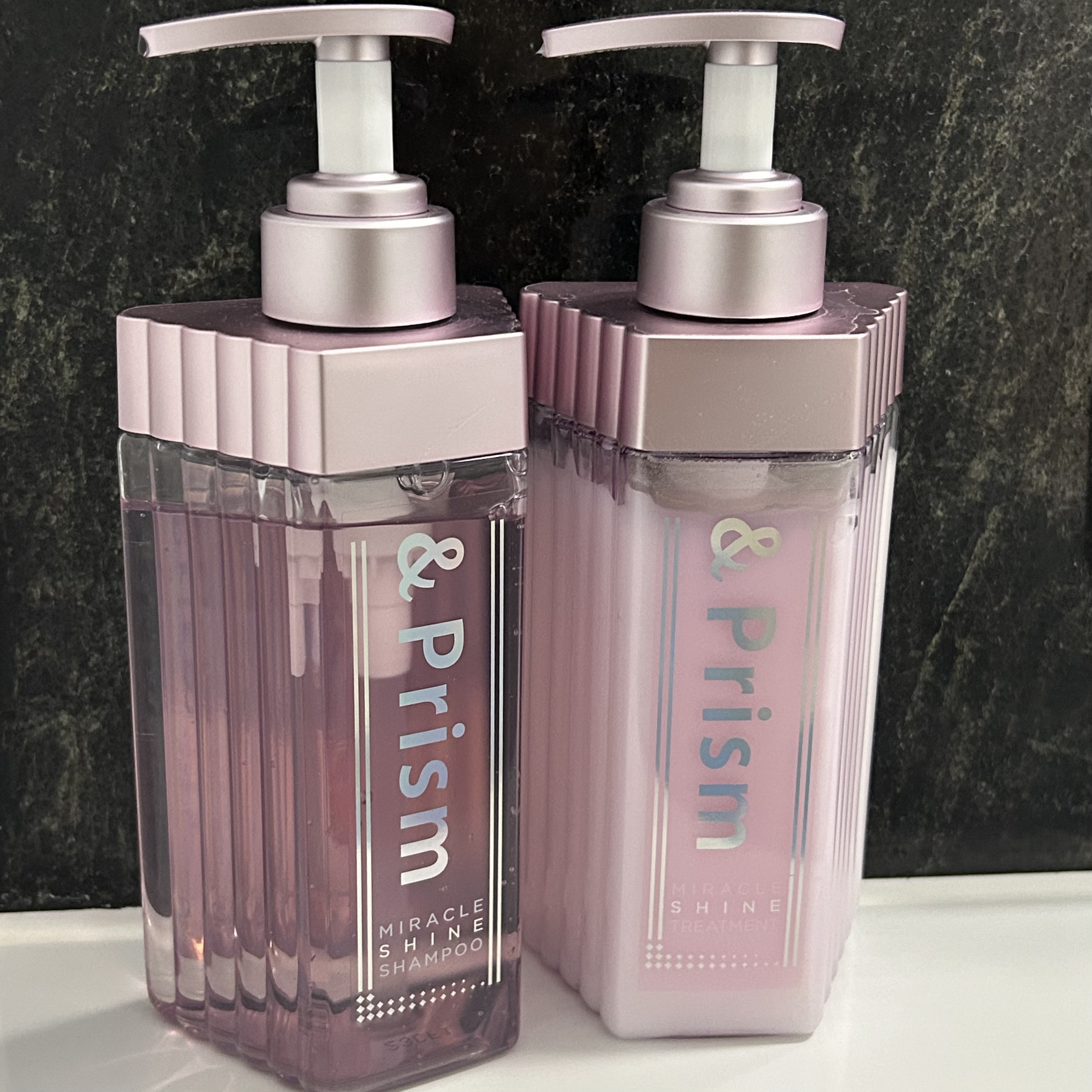 ミラクル シャイン シャンプー/ヘアトリートメント ヘアトリートメント/&Prism/市販シャンプーを使ったクチコミ（1枚目）