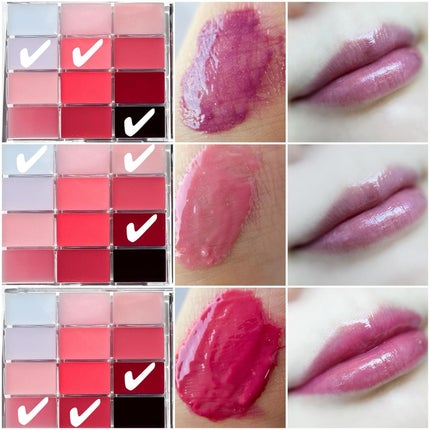 ソフトカラーリングリップパレット/wakemake/口紅を使ったクチコミ(7枚目)