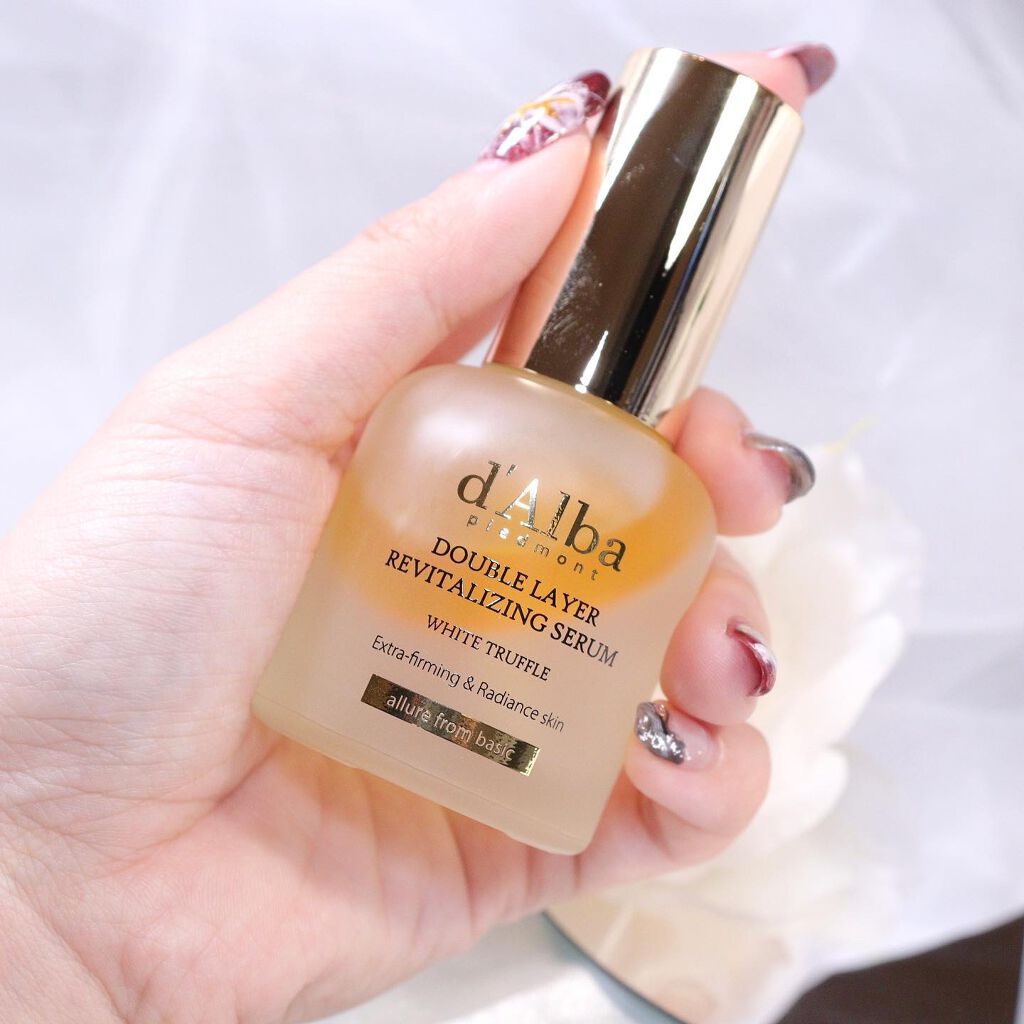 ホワイトトリュフダブルレイヤーリバイタライジングセラム/ダルバ/美容液を使ったクチコミ（3枚目）
