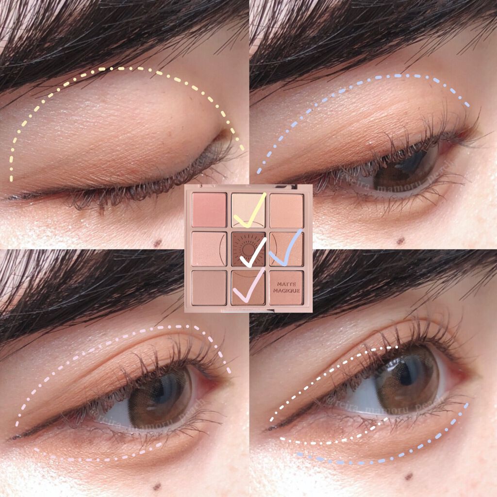 マイフェイブムードアイパレット 9カラー/HOLIKA HOLIKA/アイシャドウパレットを使ったクチコミ（3枚目）