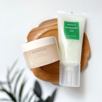 オレンジクレンジングシャーベット/AROMATICA/クレンジングバームを使ったクチコミ(1枚目)