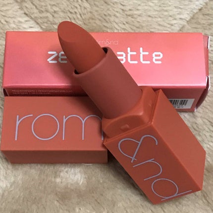 ゼログラムマットリップスティック/rom&nd/口紅を使ったクチコミ(2枚目)