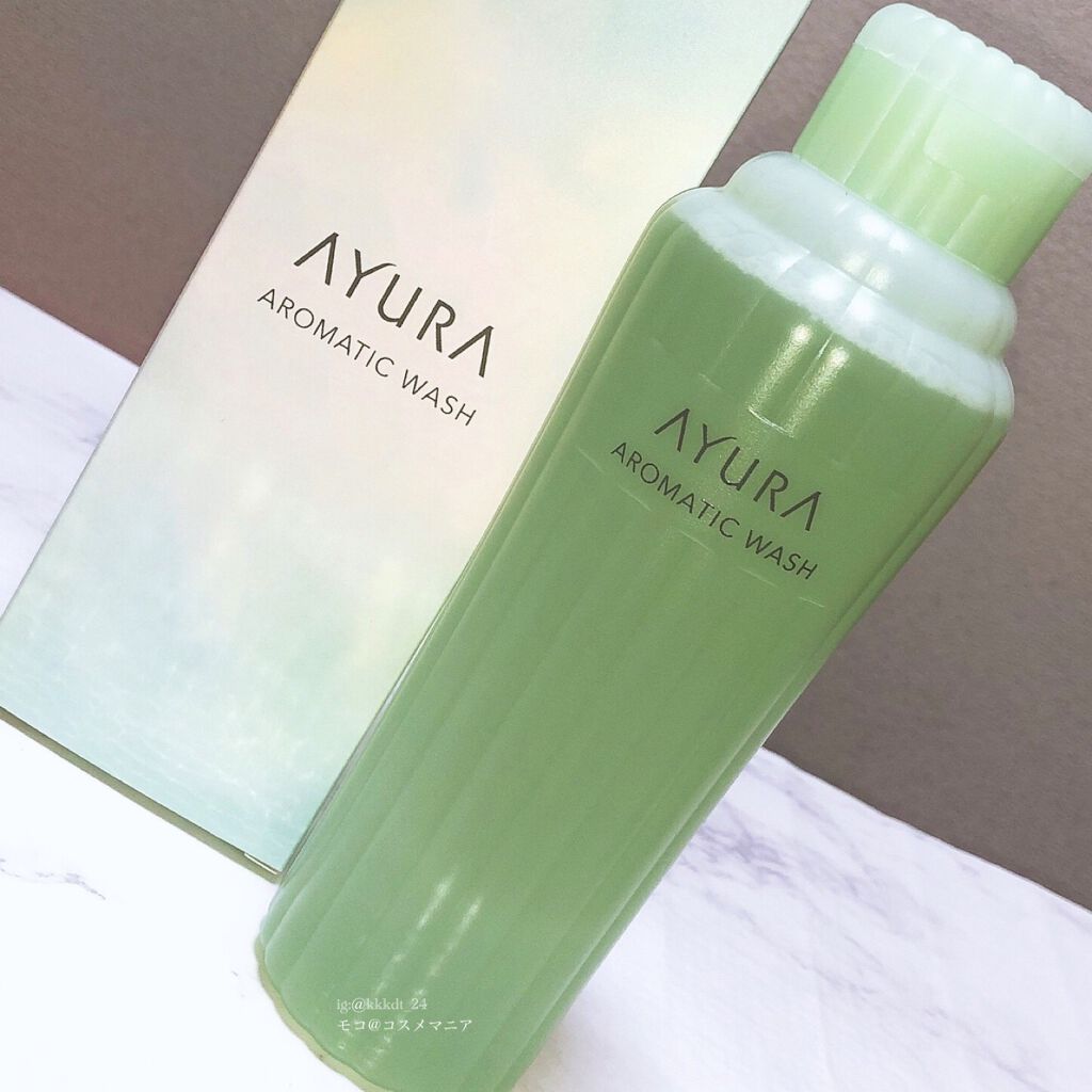 AYURA アロマティックウォッシュαのクチコミ「アユーラ　アロマティックウォッシュα。



アミノ酸系&植物系の2種の洗浄成分をバランス配合.....」（2枚目）