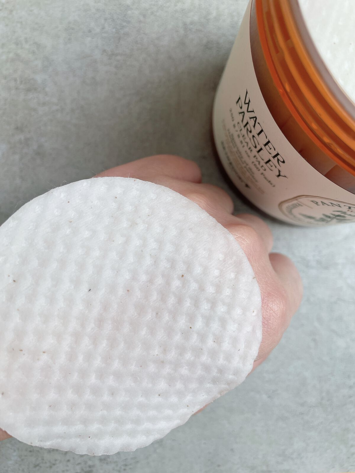 パントテン ウォーターパセリ クリアパッド/SKINFOOD/トナーパッドを使ったクチコミ(4枚目)