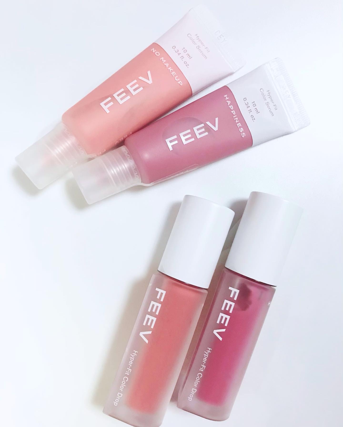 カラーセラム ノーメイクアップ/FEEV/リキッドチークを使ったクチコミ（3枚目）