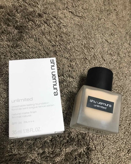 (旧)アンリミテッド ラスティング フルイド/shu uemura/リキッドファンデーションを使ったクチコミ(1枚目)