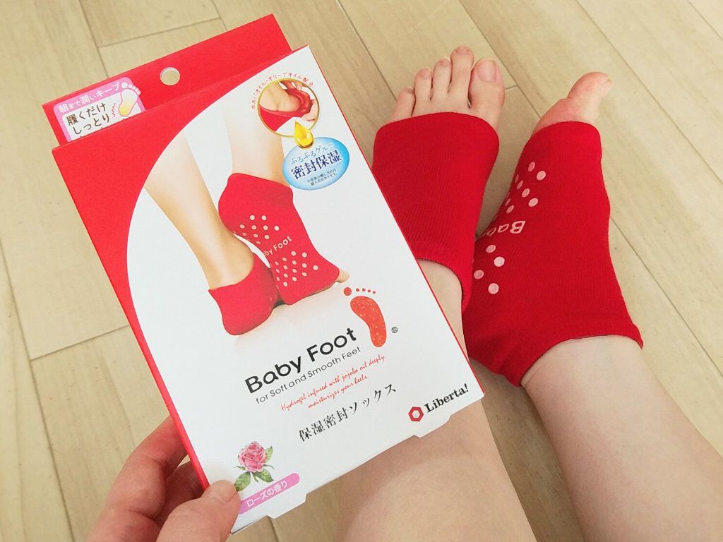 ベビーフット 保湿密封ソックス/ベビーフット/レッグ・フットケアを使ったクチコミ（3枚目）