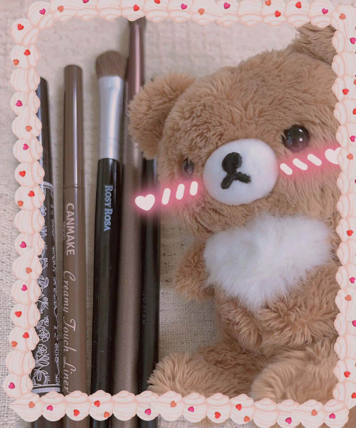 アイシャドウブラシセット/ロージーローザ/メイクブラシを使ったクチコミ（3枚目）