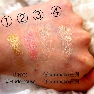 フォイルプレイ クリームアイシャドウ/NYX Professional Makeup/ジェル・クリームアイシャドウを使ったクチコミ（2枚目）