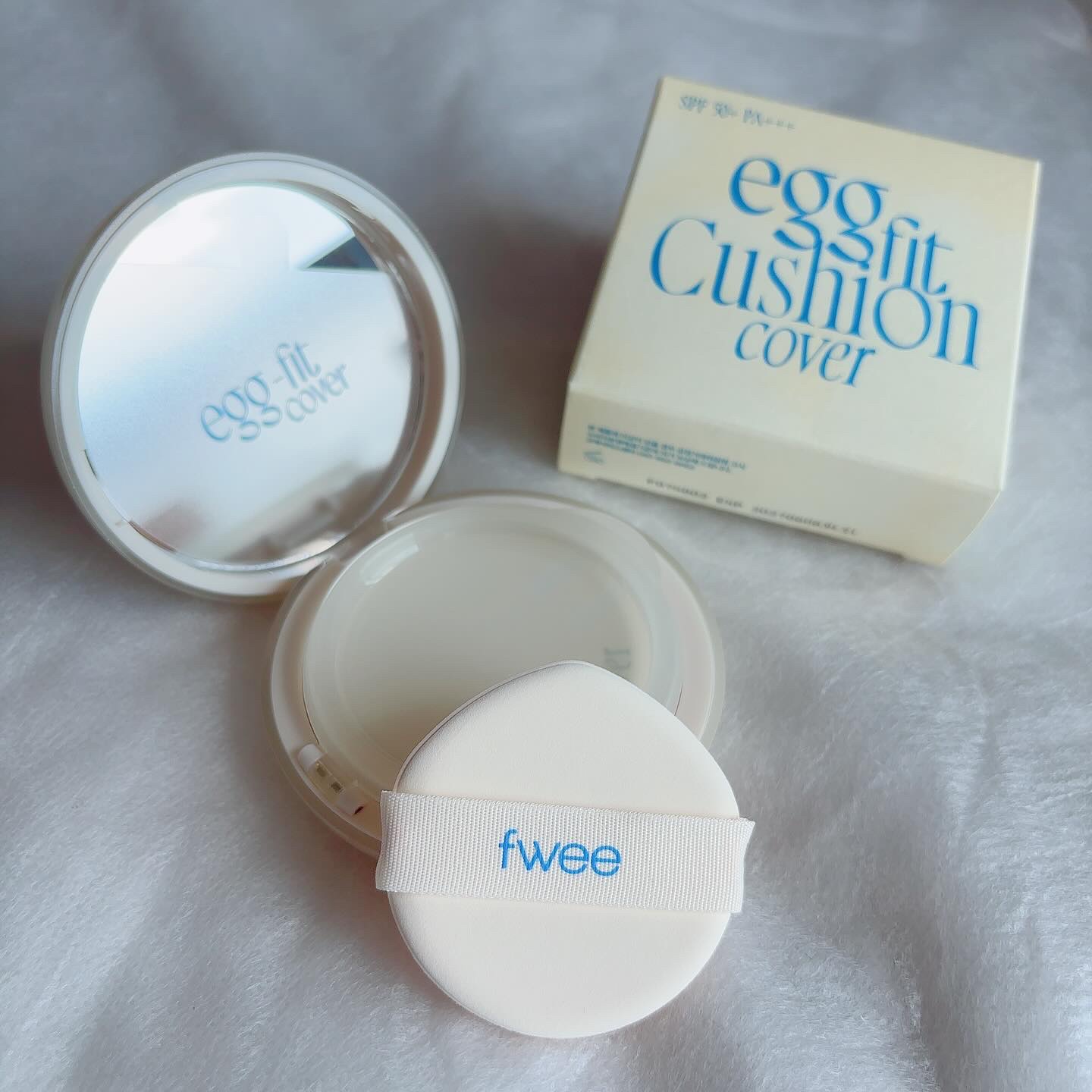 フィー クッションエッグフィットカバー/fwee/クッションファンデーションを使ったクチコミ（1枚目）