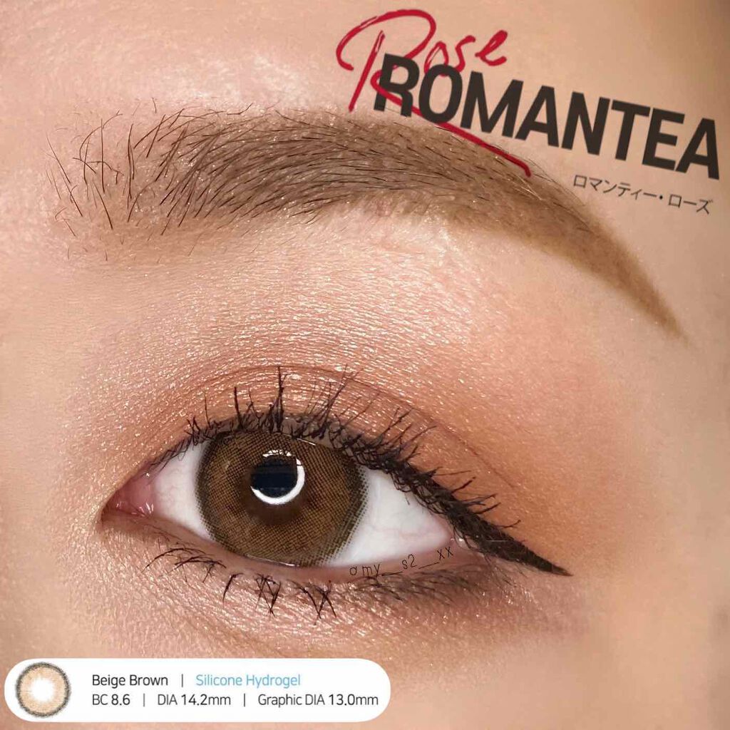 Romantea Rose/THEPIEL/カラーコンタクトレンズを使ったクチコミ(1枚目)