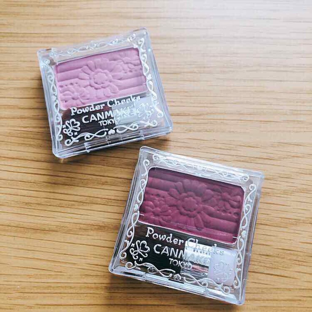 【旧品】パウダーチークス/キャンメイク/パウダーチークを使ったクチコミ(1枚目)