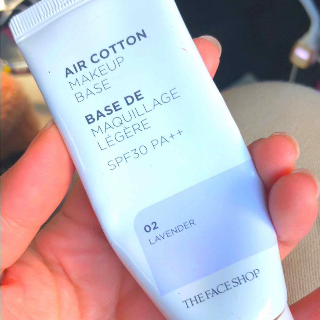 エアコットンメイクアップべース /THE FACE SHOP/化粧下地を使ったクチコミ（1枚目）