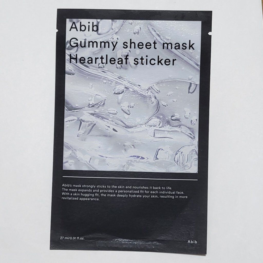 ガムシートマスクドクダミステッカー/Abib /シートマスク・パックを使ったクチコミ（2枚目）