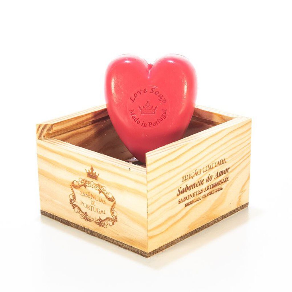 ESSENCIAS DE PORTUGAL LOVE SOAP WOODEN BOX