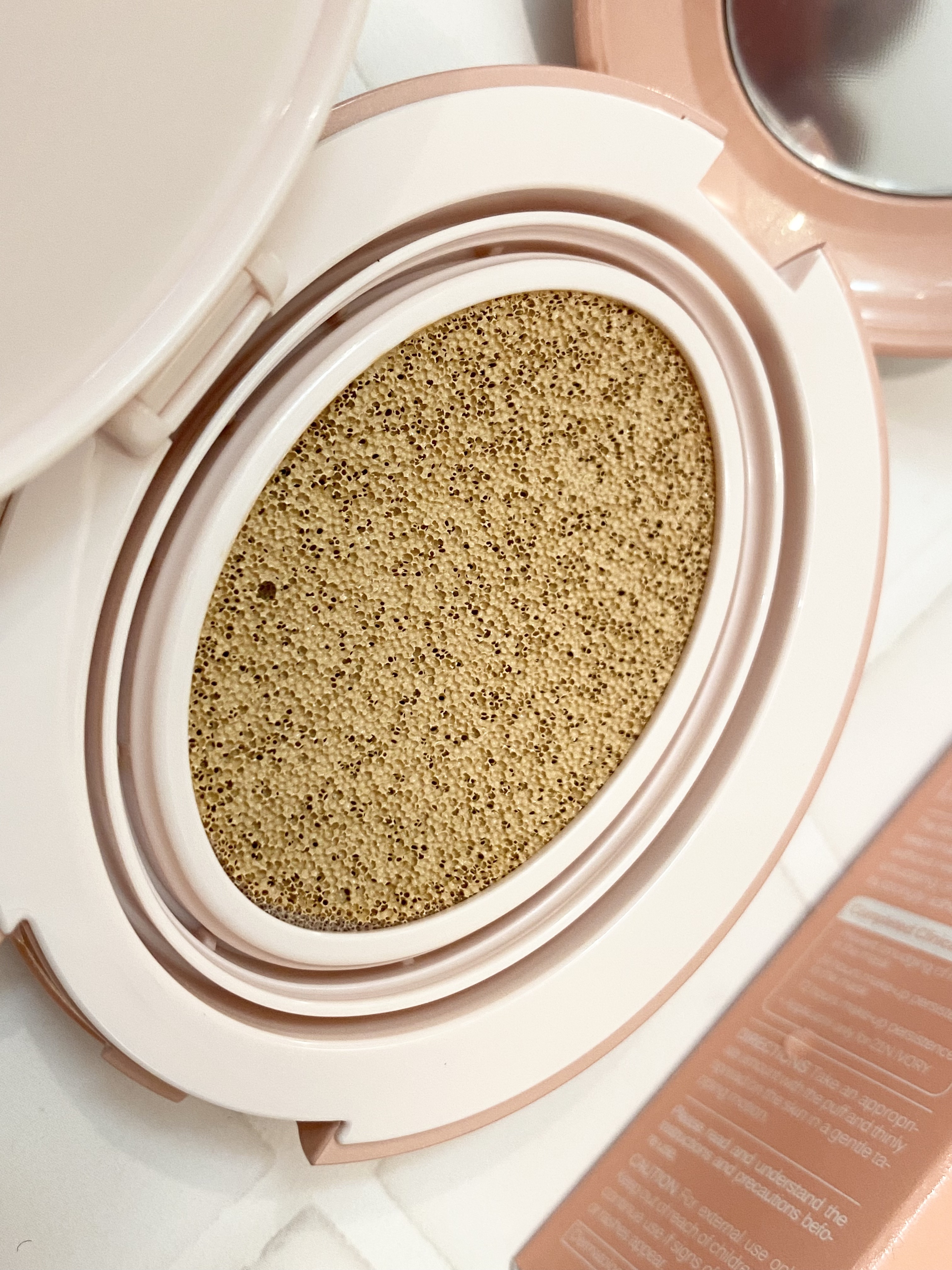 マスクフィットオールカバークッション 23N サンド/TIRTIR(ティルティル)/クッションファンデーションを使ったクチコミ（3枚目）