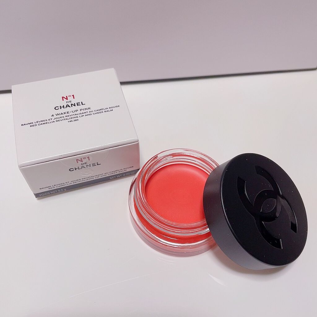  リップ＆チーク ボーム N°1 ドゥ シャネル 4 ウェイクアップ ピンク/CHANEL/口紅を使ったクチコミ（2枚目）