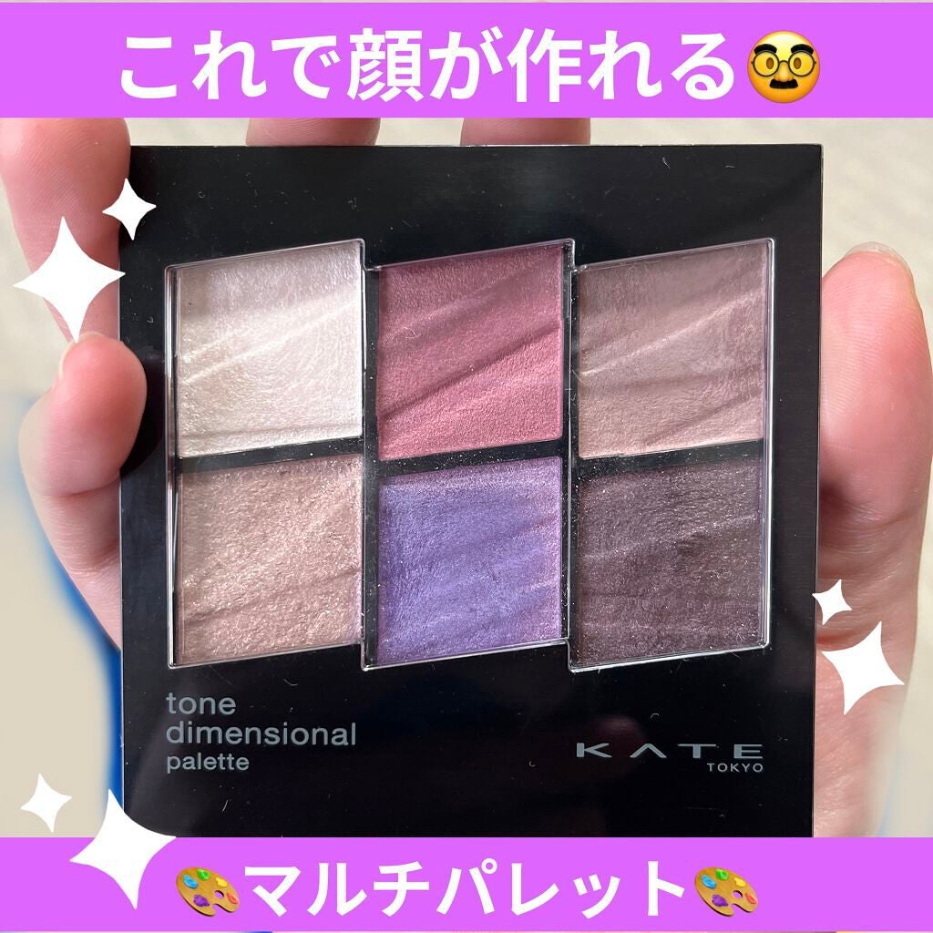 トーンディメンショナルパレット/KATE/メイクアップキットを使ったクチコミ(1枚目)