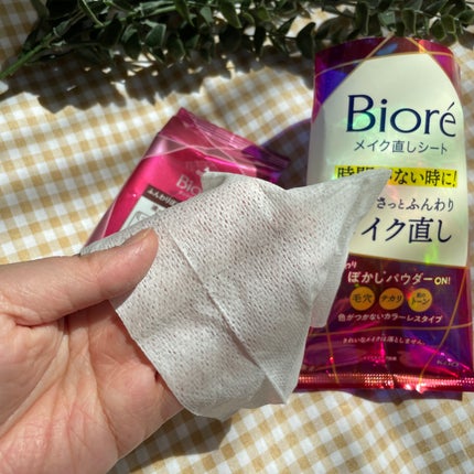 ビオレ メイク直しシート/ビオレ/フェイスシートを使ったクチコミ(4枚目)