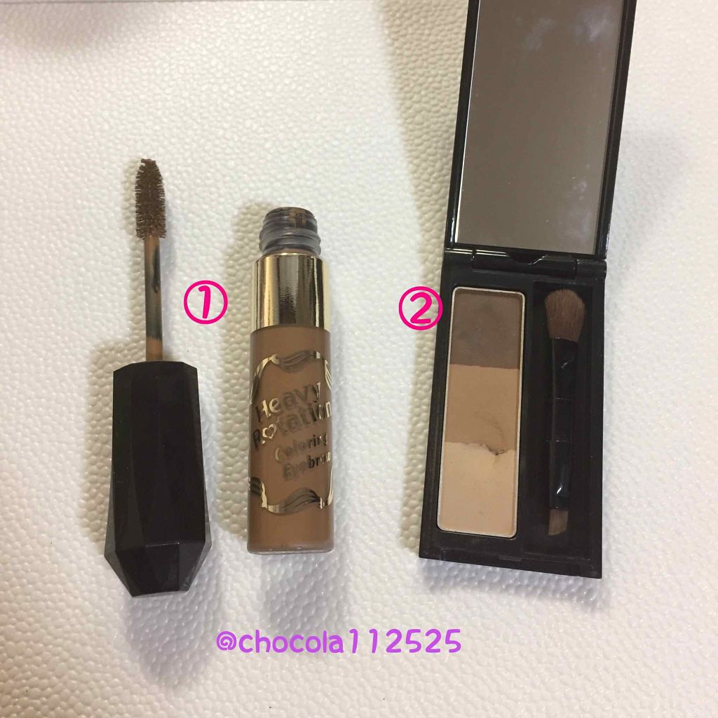 カラーリングアイブロウ/ヘビーローテーション/眉マスカラを使ったクチコミ(2枚目)