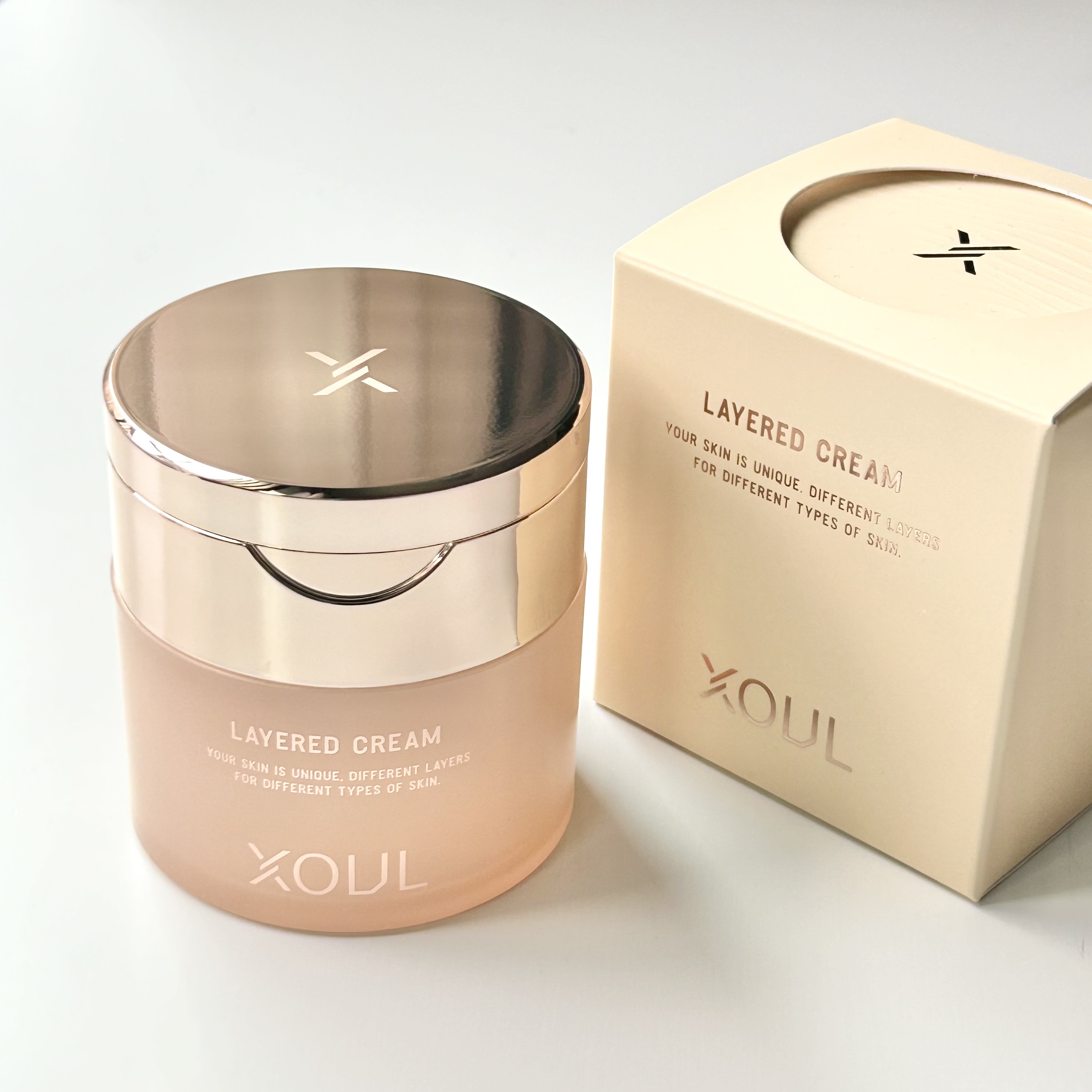 レイヤードクリーム/XOUL/フェイスクリームを使ったクチコミ（1枚目）