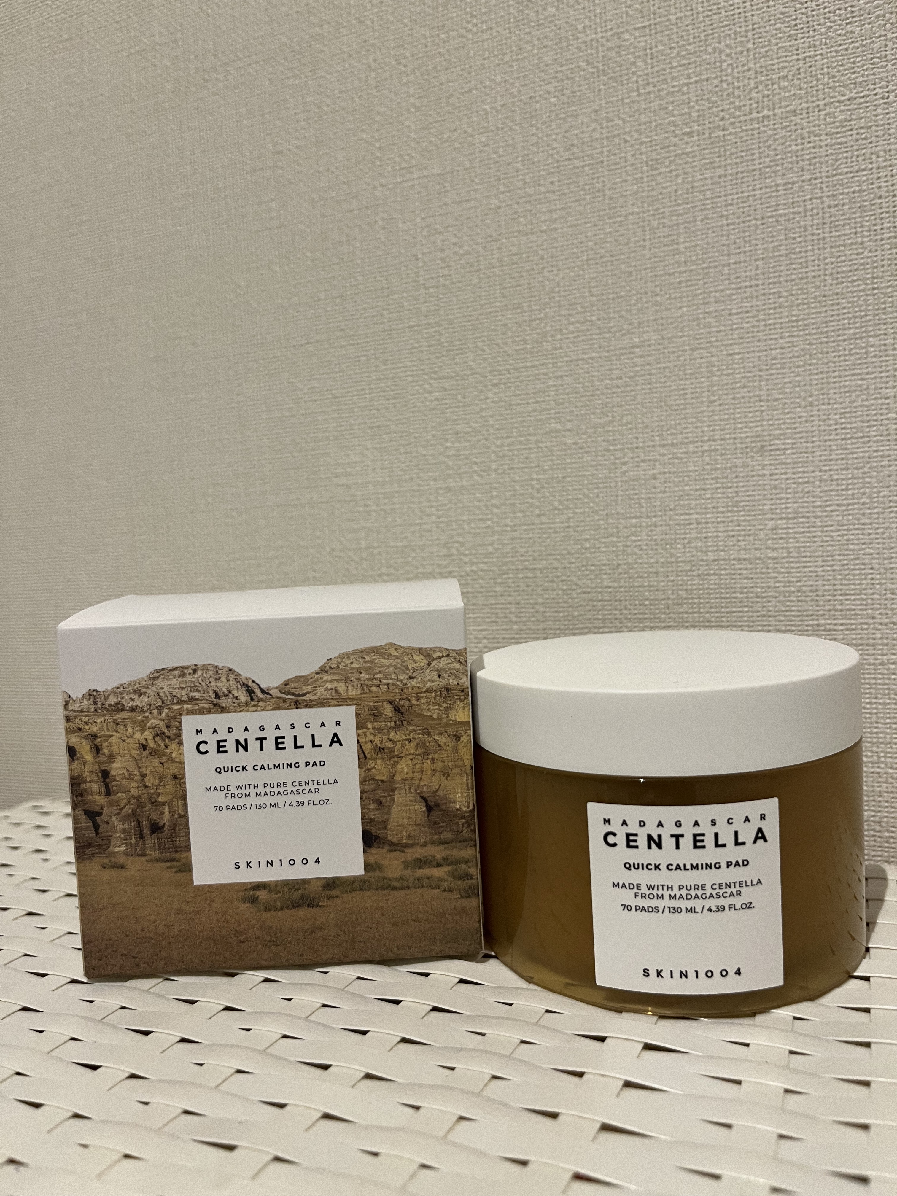 センテラ クイックカーミングパッド/SKIN1004/トナーパッドを使ったクチコミ（1枚目）