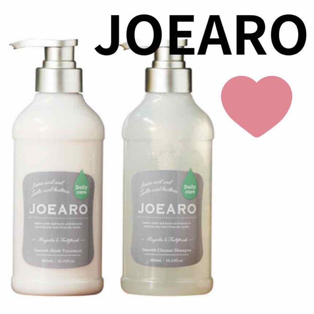 スムースクレンズシャンプー／スムーススリークトリートメント/JOEARO/市販シャンプーを使ったクチコミ（1枚目）