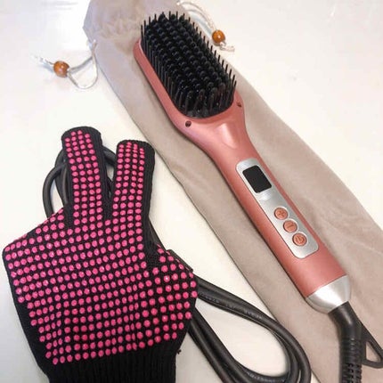 ダブルマイナスイオンストレートブラシアイロン/Miropure/ヒートブラシを使ったクチコミ(1枚目)