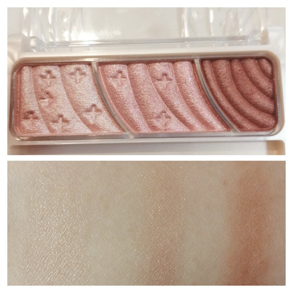 トーンアップアイシャドウ/CEZANNE/アイシャドウパレットを使ったクチコミ(3枚目)