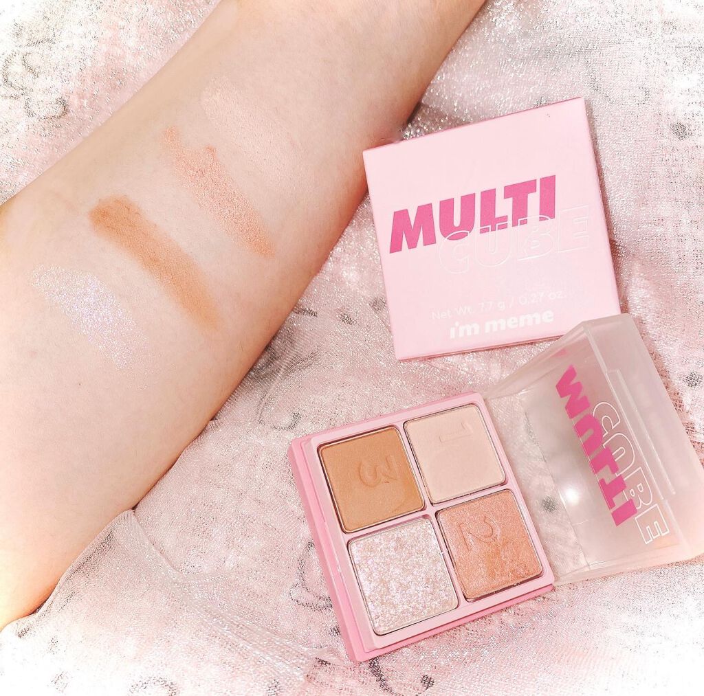 マルチキューブ/i’m meme/アイシャドウパレットを使ったクチコミ(3枚目)