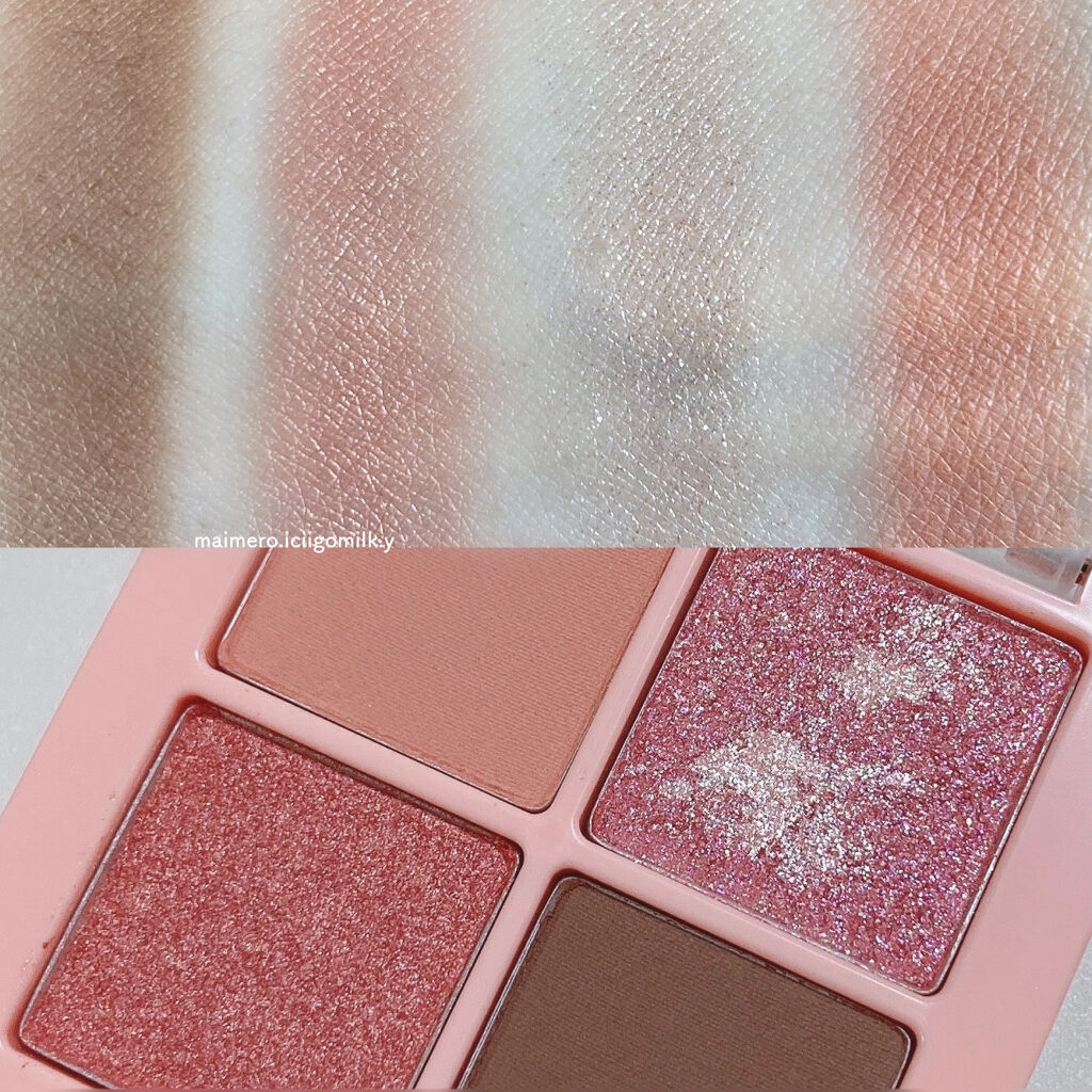 クリスタルハートロックシャドウ/BLACK ROUGE/アイシャドウパレットを使ったクチコミ（3枚目）