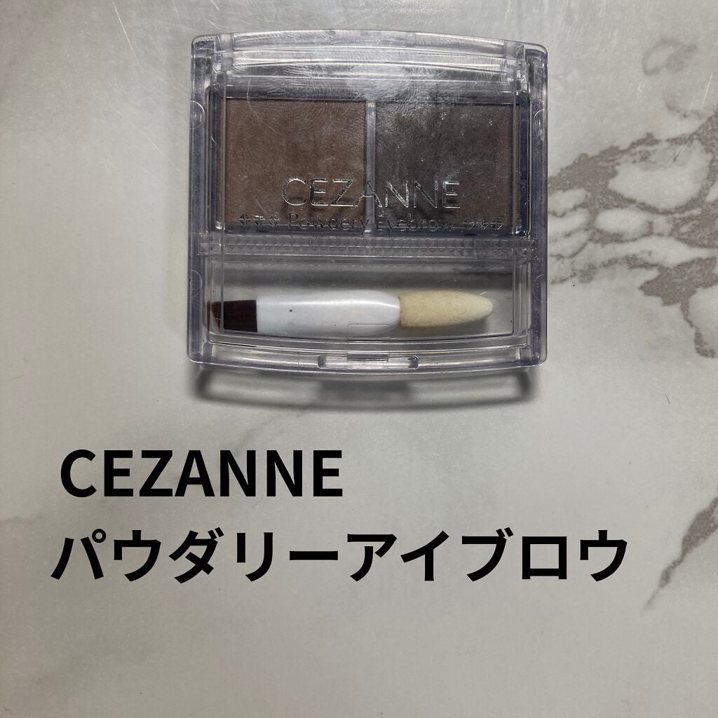 パウダリーアイブロウ/CEZANNE/パウダーアイブロウを使ったクチコミ(1枚目)