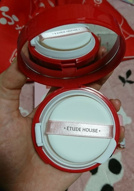 ETUDE ラッキーパピークッションケースのクチコミ「1月1日発売の、戌年に因んだクッションケースとリップケースです🐶
全部で三種類ですが、それぞ.....」(3枚目)