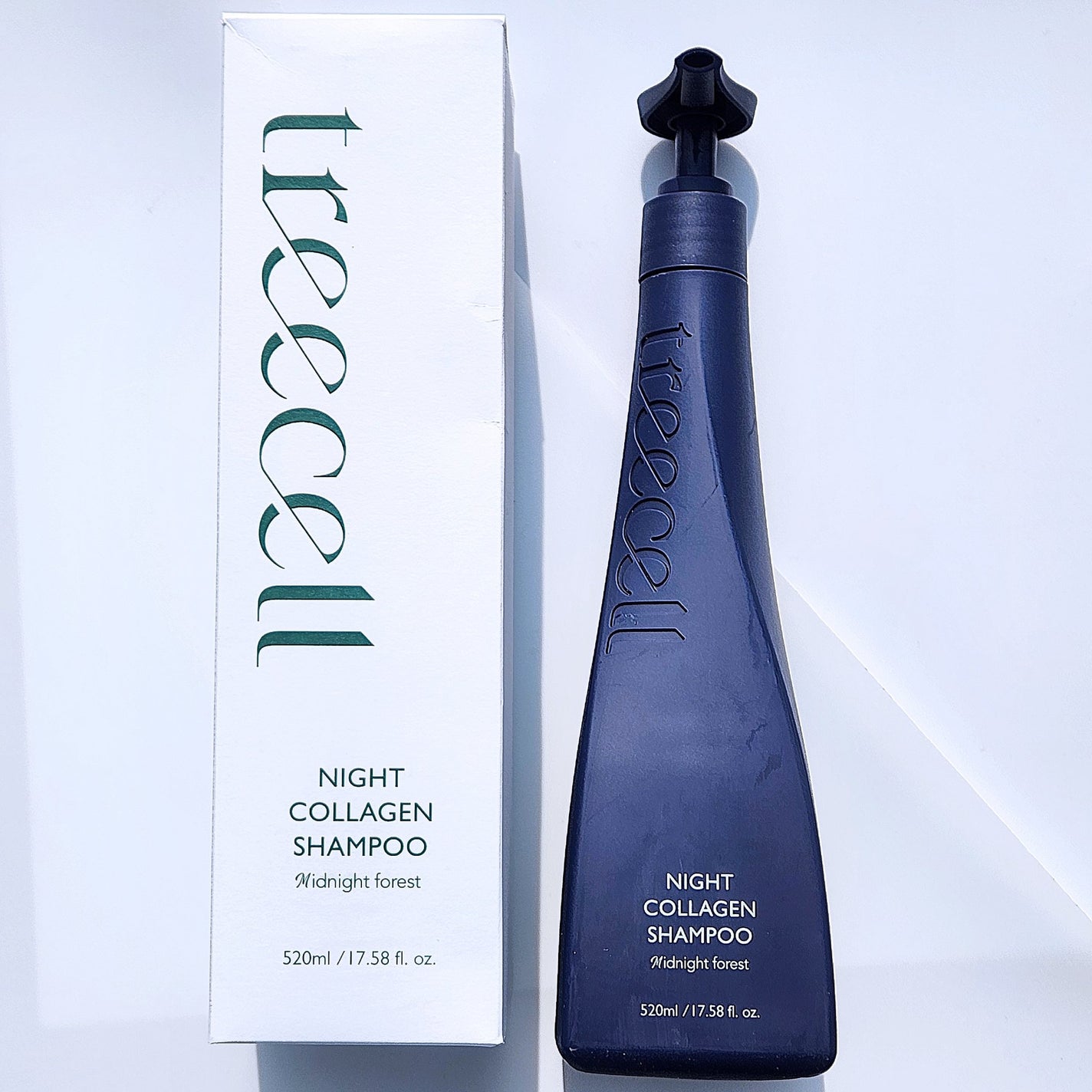 ナイトコラーゲンシャンプーミッドナイトフォレスト/treecell/市販シャンプーを使ったクチコミ(1枚目)