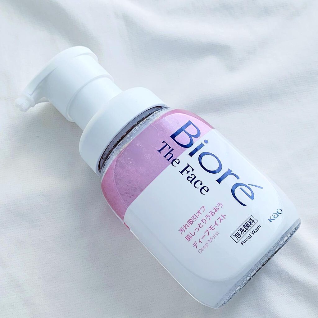 ビオレ ザフェイス 泡洗顔料 ディープモイスト/ビオレ/泡洗顔を使ったクチコミ(2枚目)