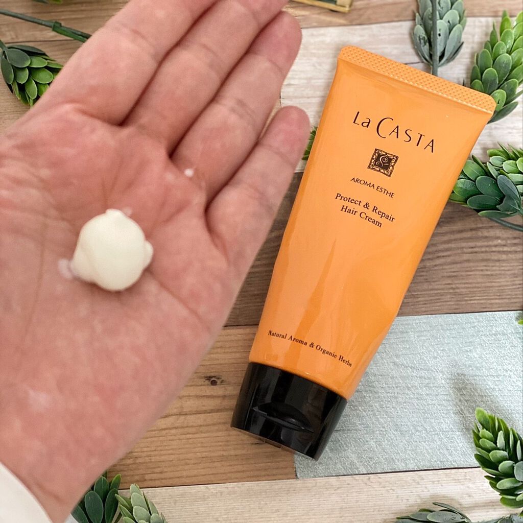 アロマエステ プロテクト&リペア ヘアクリーム/ラ・カスタ/ヘアワックス・クリームを使ったクチコミ（2枚目）