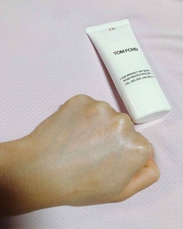 TOM FORD BEAUTY トム フォード フェース プロテクト SPF50のクチコミ「★トムフォードフェースプロテクトSPF50<PA＋＋＋＋>★

#トムフォード の #下地 で.....」（3枚目）