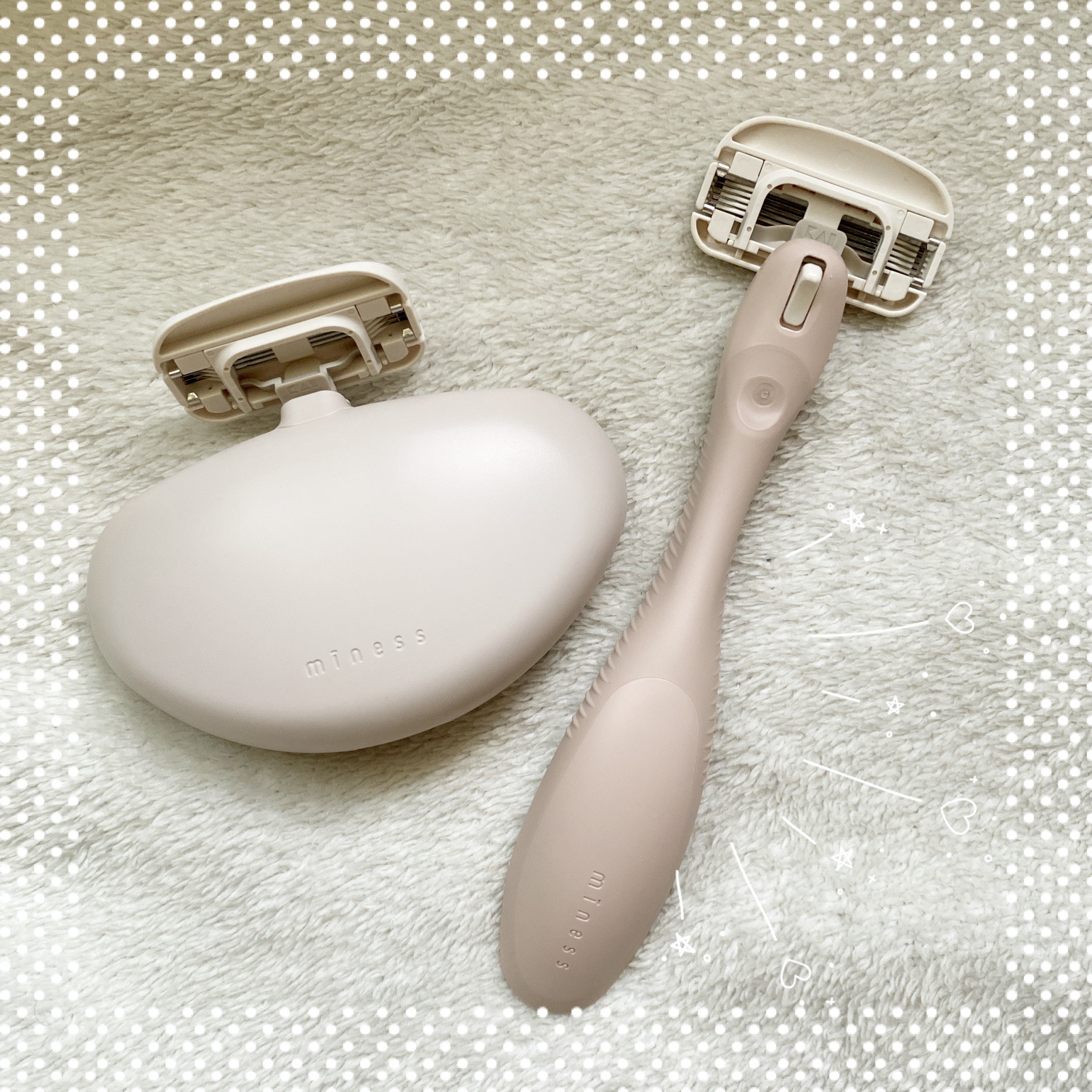 miness ボディ用カミソリ 替刃2個付/貝印/シェーバーを使ったクチコミ（2枚目）