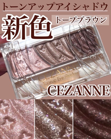トーンアップアイシャドウ/CEZANNE/アイシャドウパレットを使ったクチコミ(1枚目)