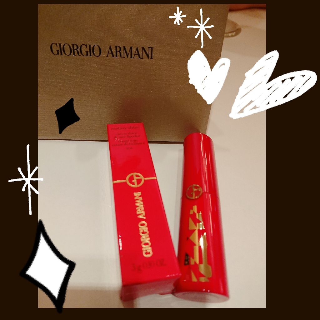 エクスタシー シャイン/ジョルジオ アルマーニ ビューティ/口紅を使ったクチコミ（2枚目）