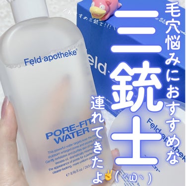 ポアフィットウォータートナー/Feld Apotheke/化粧水を使ったクチコミ（1枚目）
